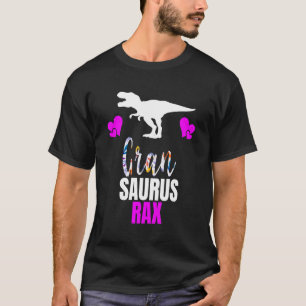 Camiseta Gran Saurus Rex Nanasaurus Avó Dia de as mães Bi
