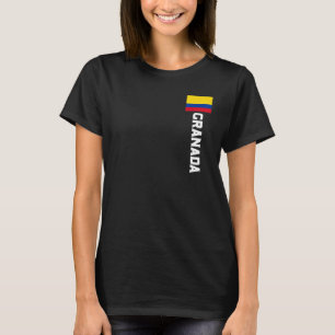 Camiseta Granada Colômbia Para Homens Mulheres Crianças Col