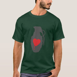 Camiseta Granada do amor - o amor é um campo de batalha