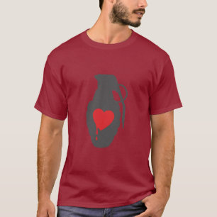 Camiseta Granada do amor - o amor é um campo de batalha