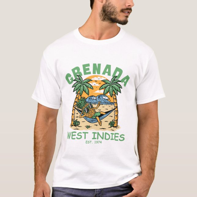 Camiseta Granada nas Índias Ocidentais (Frente)