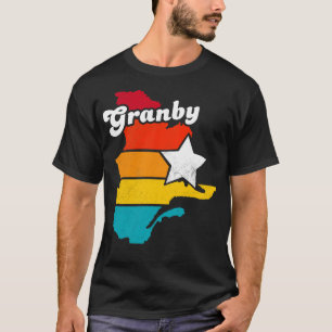 Camiseta Granby Quebec Canada Vintage afressou Souvenir 2