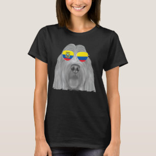 Camiseta Grand Basset Griffon Vendeen Dog Equador Flag Sung