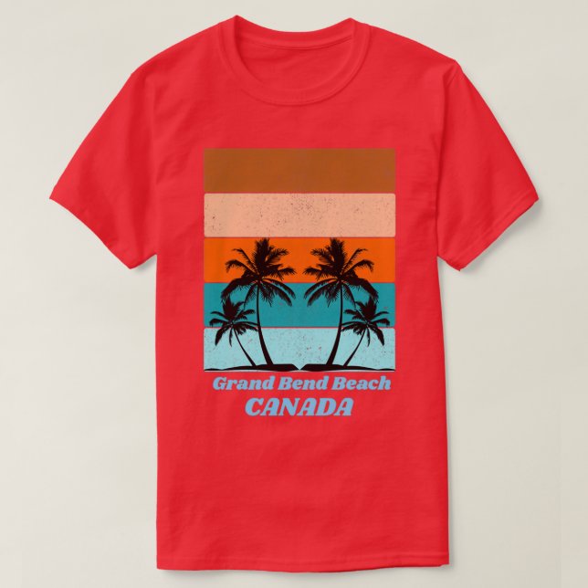 Camiseta Grand Bend Beach para pessoas que gostam de férias (Frente do Design)