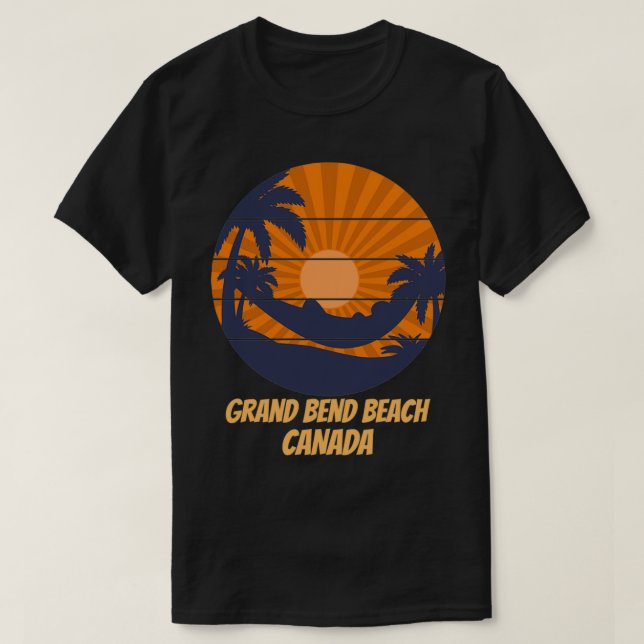 Camiseta Grand Bend Beach para pessoas que gostam de férias (Frente do Design)