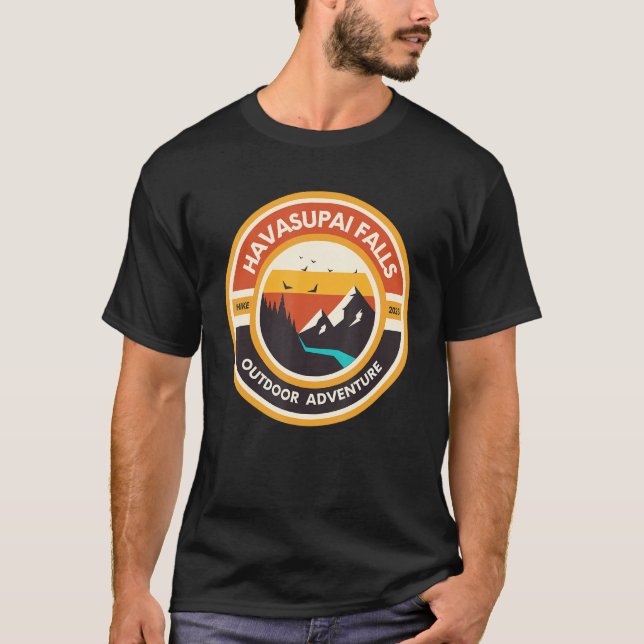 Camiseta Grand Canyon Havasu Falls Arizona hiking camping   (Frente)