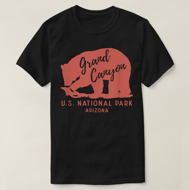 Camiseta Grand Canyon National Park Bear XO4U Original (Frente do Design)