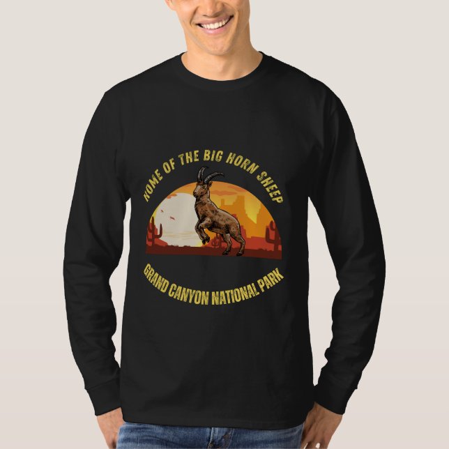 Camiseta Grand Canyon National Park - Big Horn Sheep (Frente)