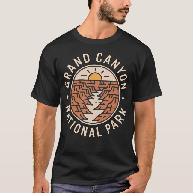 Camiseta Grand Canyon National Park Outdoor Hiking Us (Frente)