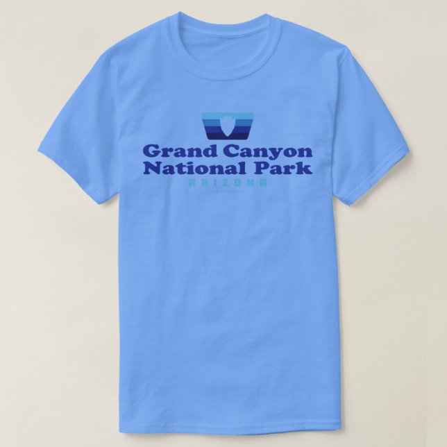 Camiseta Grand Canyon National Park Retro Crachá Arrohead B (Frente do Design)