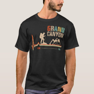 Camiseta Grand Canyon National Park Rim Retro Hiperligação