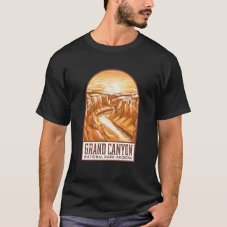 Camiseta Grand Canyon National Park Skyline Silhouette Outd