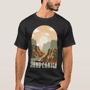 Camiseta Grand Canyon National Park Skyline Silhouette Outd