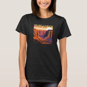 Camiseta Grand Canyon National Park WPA Poster Style Graphi