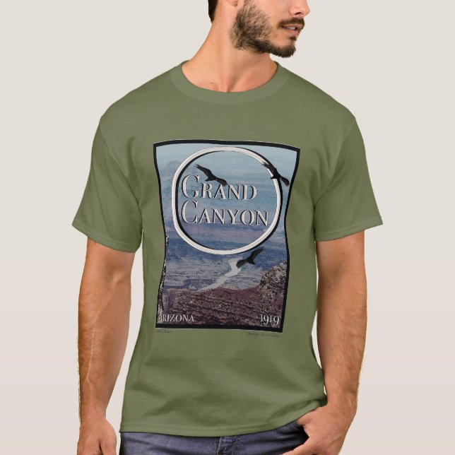 Camiseta Grand Canyon Poster (Frente)