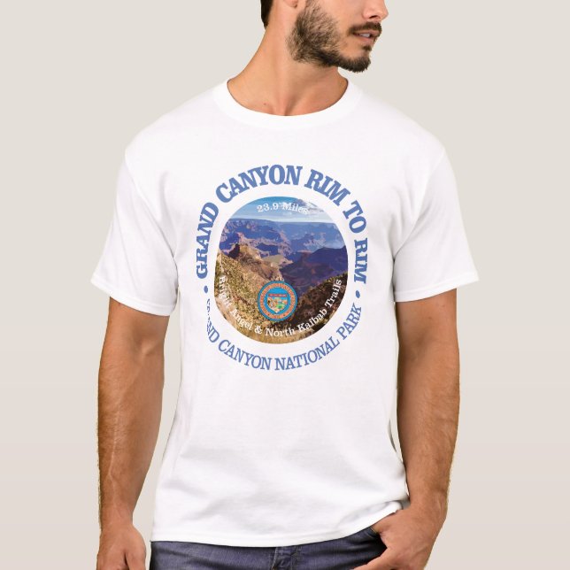 Camiseta Grand Canyon Rim para Rim (rd) (Frente)