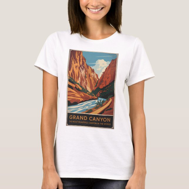 Camiseta Grand Canyon Vintage (Frente)