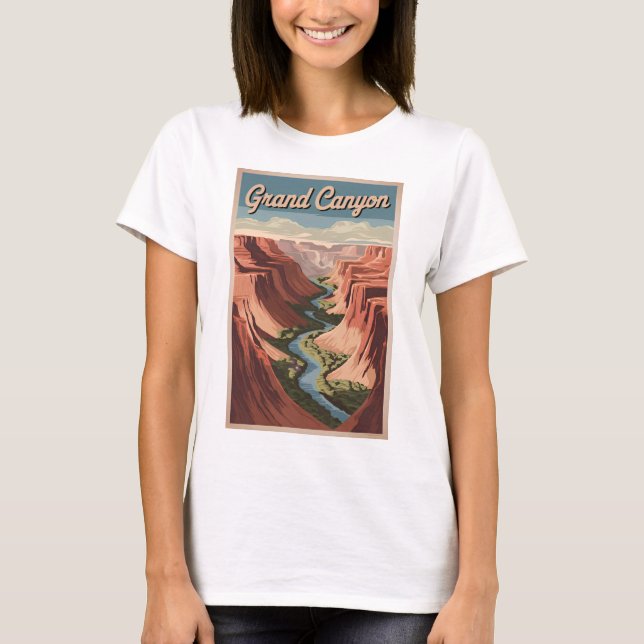 Camiseta Grand Canyon Vintage (Frente)