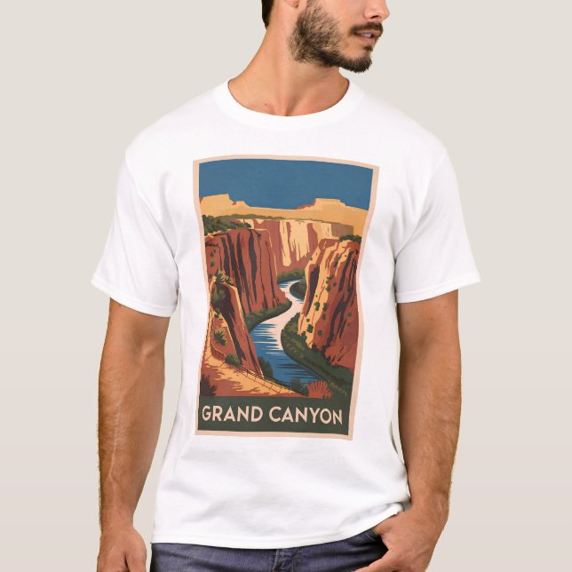 Camiseta Grand Canyon Vintage (Frente)