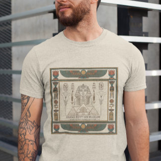 Camiseta Grand Egyptian Museum Egypt Heritage Design