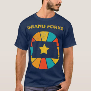 Camiseta Grand Forks Dakota do Norte Vintage se afressou ao