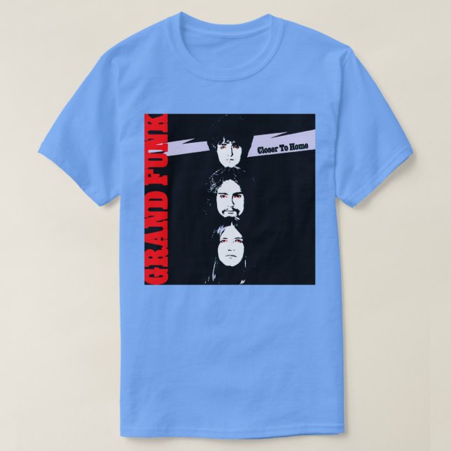 Camiseta Grand Funk Railroad Closer to Home Limited Edition (Frente do Design)