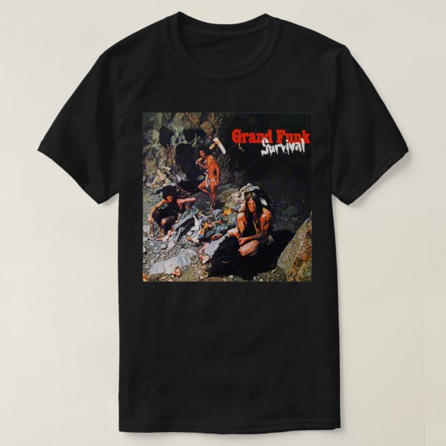 Camiseta Grand Funk Railroad Survival 2 (Frente do Design)