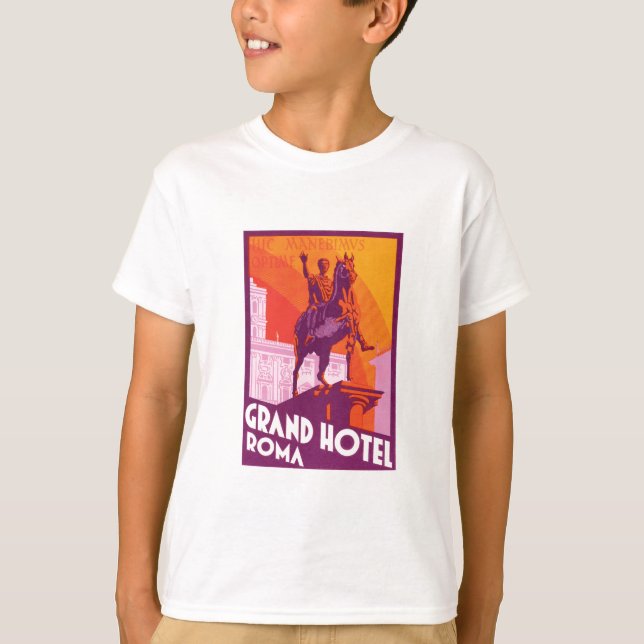 Camiseta Grand Hotel Roma (Frente)