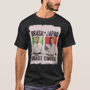 Camiseta Grand Master Gracie vs Masahiko Kimura Fight Poste