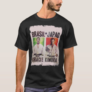 Camiseta Grand Master Gracie vs Masahiko Kimura Fight Poste