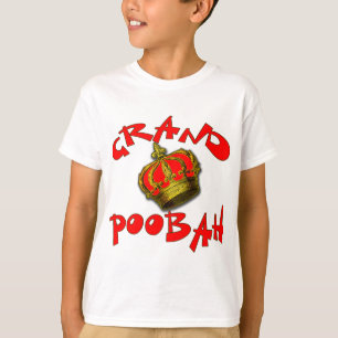Camiseta Grand Poobah com produtos de coroa