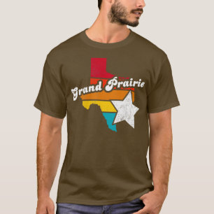 Camiseta Grand Prairie Texas Vintage afressou Souvenir 1