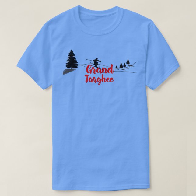 Camiseta Grand Targhee Ski Long (Frente do Design)