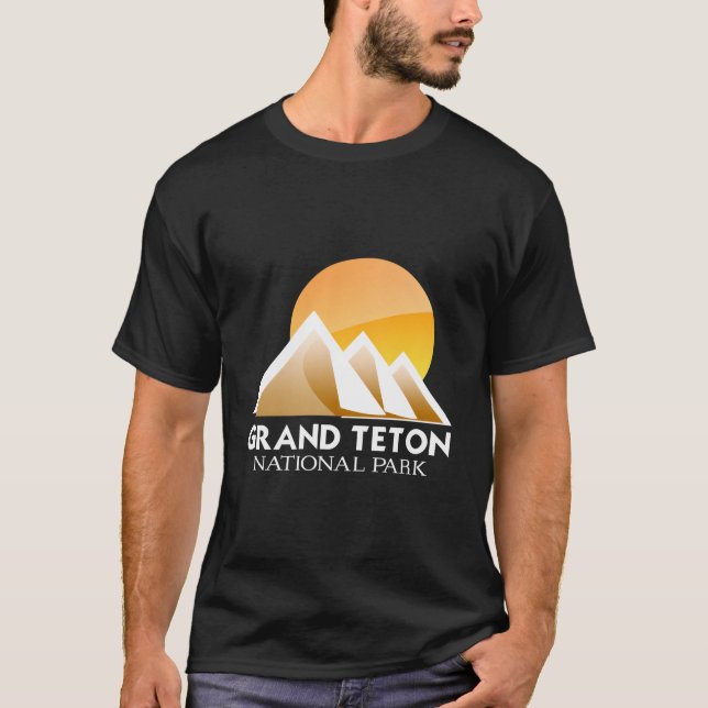 Camiseta Grand Teton Grand Teton National Park Wyoming (Frente)