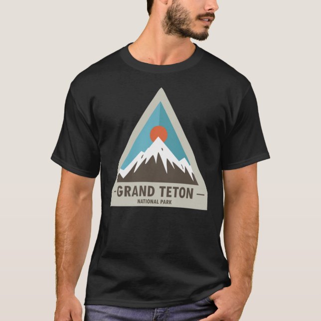Camiseta Grand Teton National Park Classic T-Shirt (Frente)
