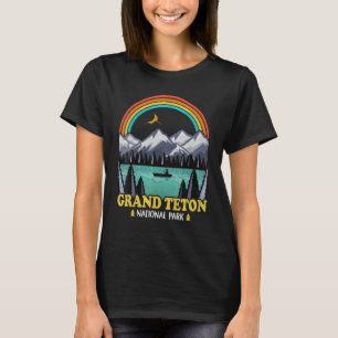 Camiseta Grand Teton National Park Vintage 70s 80s acampame