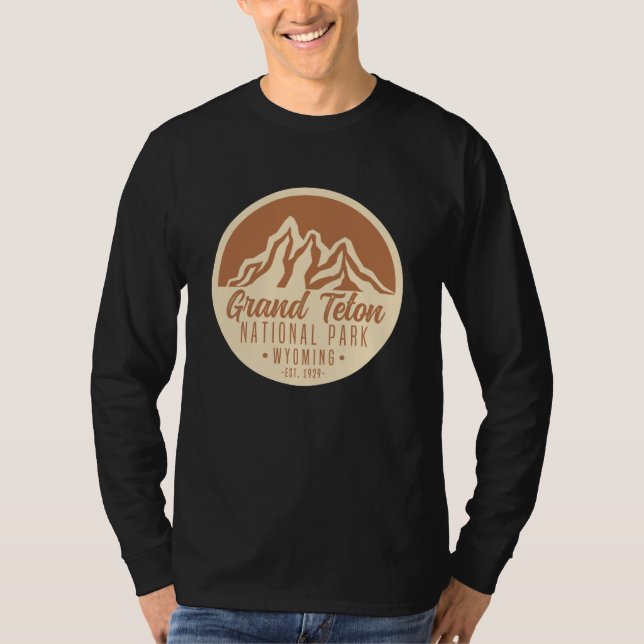 Camiseta Grand Teton National Park Wyoming EUA (Frente)