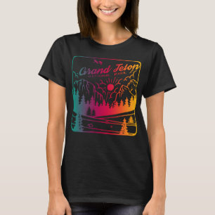Camiseta Grand Teton National Park Wyoming Oferece Souvenir