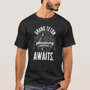 Camiseta Grand Tetons Aguarda Parque Nacional Montanhas Roc
