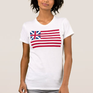 Camiseta Grand Union, 1ª Bandeira dos EUA das Colônias