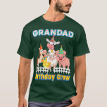 Camiseta Grandad Of The Birthday Crew Farmer Farm Animals M<br><div class="desc">Grandad Of The Birthday Crew Farmer Farm Animals Matching  .</div>