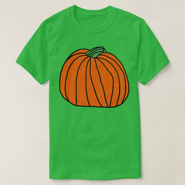 Camiseta Grande Abóbora Laranja (Frente do Design)