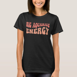Camiseta Grande Aquário Energia Zodíaco