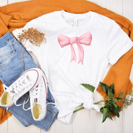 Camiseta Grande Arco de Aquarela Rosa