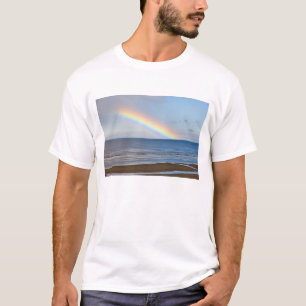 Camiseta Grande arco-íris sobre o oceano Pacífico em