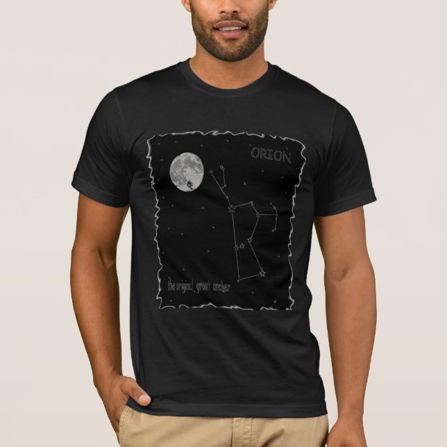Camiseta Grande arqueiro de Orion no céu (Frente)
