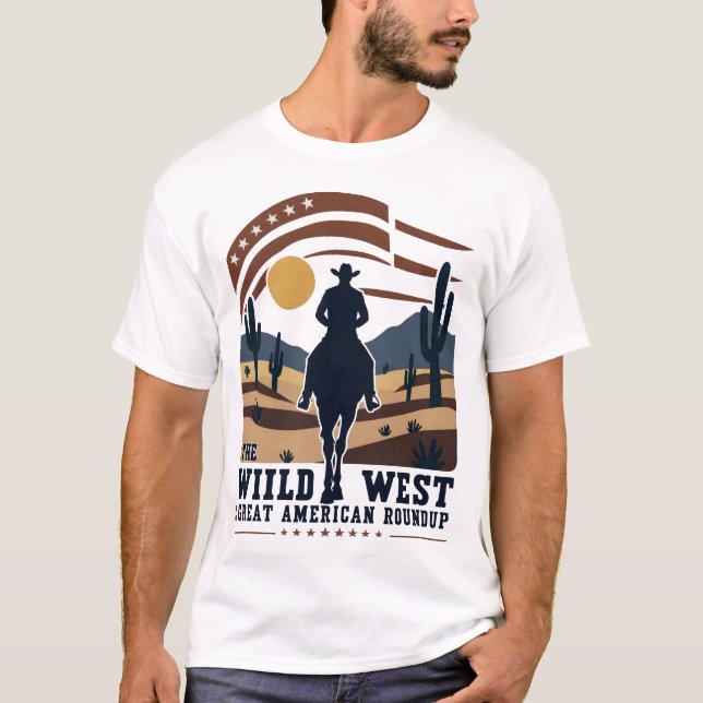 Camiseta grande arredondamento americano (Frente)