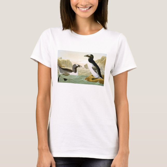 Camiseta Grande Auk (Alca Impennis) (Frente)