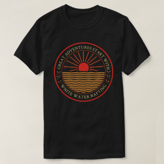 Camiseta Grande Aventura Começa com Rafting
