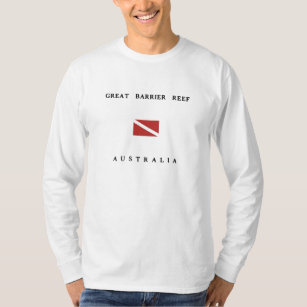 Camiseta Grande bandeira do mergulho do mergulhador de